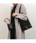 UNBILLION cachecache スマホショルダー付きワンハンドルパーテーショントートバッグ