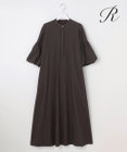 23区 S 【R(アール)】NALYA リネンヴィスストレッチ ボリュームスリーブワンピース