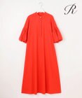23区 【R(アール)】NALYA リネンヴィスストレッチ ボリュームスリーブワンピース