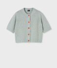 Paul Smith ブークレヤーン 半袖ニット カーディガン