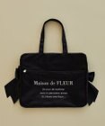 Maison de FLEUR サテンキャリーオンバッグ
