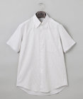 GOTAIRIKU 春夏向け【形態安定】SUMMERPREMIUMPLEATS_スナップダウンカラー 半袖ドレスシャツ_ブラウン(25年限定色)