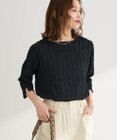 Green Parks ５分袖表面感カットプルオーバー