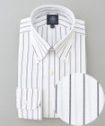 J.PRESS MEN 【PREMIUM PLEATS / 形態安定】スーピマコットンホールドストライプ シャツ/B.D.
