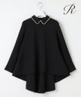 23区 【R(アール)】ダブルクロス パールカラーシャツブラウス