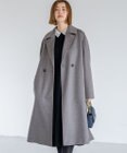 23区 L COLOMBOカシミヤビーバー ダブルフロント チェスターコート