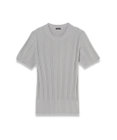 JOSEPH 【WEB&OUTLET限定・洗える】コットンシルクリブ　ラウンドネックニットティー