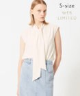 BEIGE， 【WEB限定・S-size】ZEKOLVA / ボウタイブラウス