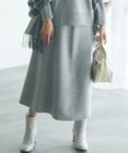 23区 【滝沢眞規子さん着用/洗える】ウールカシミヤ ニットスカート