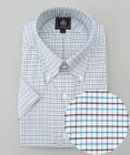 J.PRESS MEN 【WEB・一部店舗限定】タッタソール 半袖シャツ/B.D