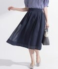 組曲 S 【WEB限定】シアーボイルタックフレア スカート