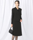自由区 FORMAL 【洗える/縦横ストレッチ】セオプラスエス横二重ジャケット＋ワンピース