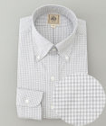 J.PRESS MEN 【Single Needle Tailoring / 形態安定】メランジカラーギンガムチェック シャツ/B.D.