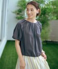 J.PRESS LADIES 【WEB限定・洗える・接触冷感】バルーンジャージー カットソー