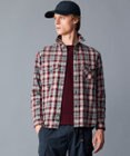 JOSEPH ABBOUD MOUNTAIN 【サスティナブル】オーガニックラフィーチェック シャツ