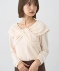 earth music&ecology リボンライクドレーププルオーバー