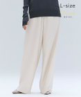 BEIGE， 【Lsize・セットアップ対応】CORBY / ウールイージーワイドパンツ