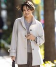 J.PRESS LADIES L ショートビーバー スタンドカラー コート