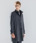 JOSEPH HOMME 【新素材】ライトウールシャギー　スタンドカラーシングルブレストコート