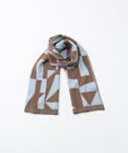TRICOTE GEOMETRIC HERRINGBONE REBERSIBLE SCARF / キカヘリンボーンリバーマフラー