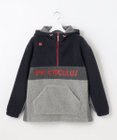 PW CIRCULUS 【WOMEN】【撥水/防風】ボア ハーフジップ フーデッド プルオーバー