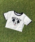 WEGO MICKEY　MOUSE／リンガーTシャツ