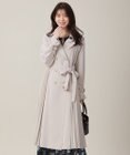 ANY SIS S 【UVカット・花粉ガード】プリーツデザイントレンチ コート