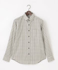 JOSEPH ABBOUD 【綿100％】ファインカウントシャンブレーチェックシャツ