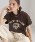 WEGO 【ANGIE VINTAGE】カレッジロゴプリントTee