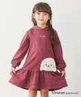 ANY KIDS 【しろたん×anyFAM】しろたんポシェットフードワンピース