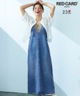23区 L 【RED CARD TOKYO×23区】デニム サロペット ワンピース