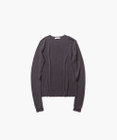 ATON TENCEL SILK CIRCULER RIB | クルー＆クルーレイヤード
