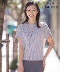 J.PRESS LADIES L 【WEB限定カラーあり・抗菌消臭・吸水速乾】サッカージャージー フレンチスリーブ カットソー