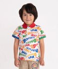 MIKI HOUSE HOT BISCUITS 【80-120cm】 カラフルロゴ ポロシャツ
