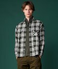 JOSEPH ABBOUD MOUNTAIN 【サスティナブル】オーガニックラフィーチェック シャツ