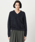 ATON ROYAL FUR CASHMERE | Vネックセーター
