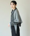 UNFILO 【WEB/一部店舗限定】ふわふわニット 三角ストール