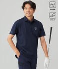 23区GOLF 【MEN】【吸水速乾/UVカット】ハニカムカノコ半袖ポロシャツ
