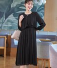 Tiaclasse 【新色追加】シフォンドレープワンピース