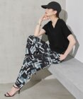 ICB L フラグメントプリント ワイドパンツ