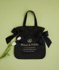 Maison de FLEUR ダブルリボンギャザートートバッグ