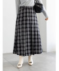 Te chichi チェックアソートロングプリーツスカート