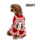 PET PARADISE スヌーピー ハートボア ロンパース  小型犬
