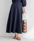 23区 【セットアップ対応】リネンレーヨンストレッチ フレア スカート