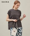 23区 【SACRA】プレーティングクロス カットソー