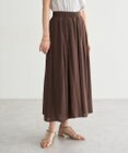 YECCA VECCA ドライタッチシアーキュロットパンツ