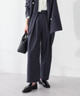 CRAFT STANDARD BOUTIQUE ＜セレモニー＞フロントタックカーブパンツ