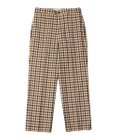 J.PRESS MEN カシミヤタッチワイド イージーチェックパンツ