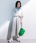Green Parks ポロ衿ハーフＺＩＰカットワンピース