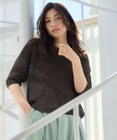 ANY L ギマハーフスリーブニット